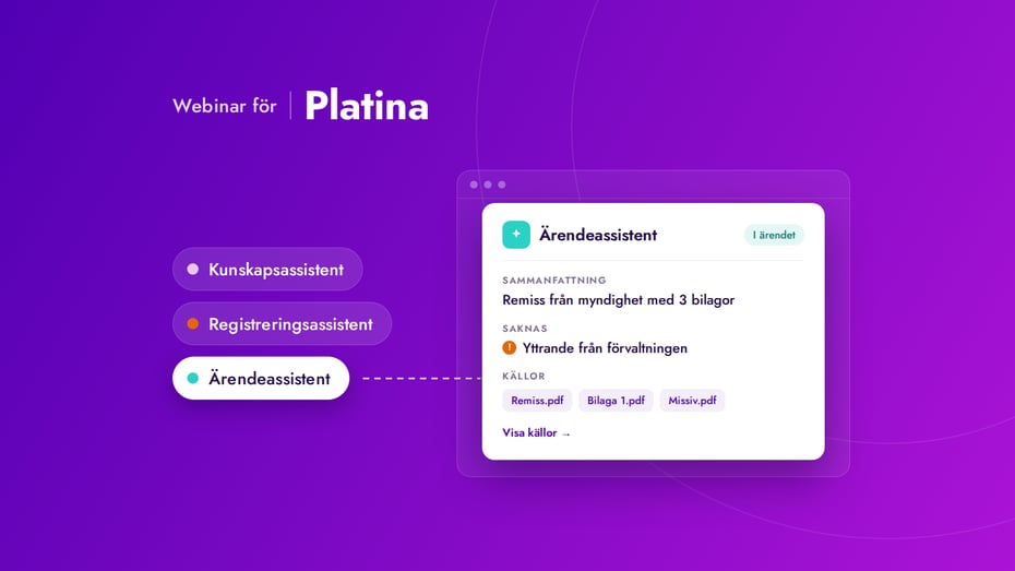 Möt våra AI-assistenter i Platina